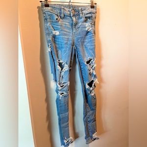 American Eagle distressed jeans